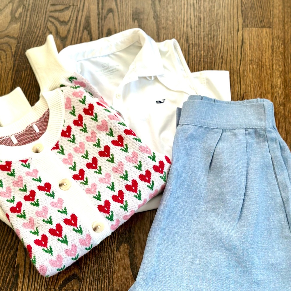 The Vintage Shop High Waist Blue Shorts